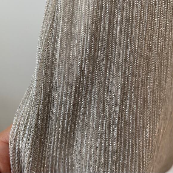 NWOT R&M Richards Silver Sleeveless Dress - Picture 10 of 10